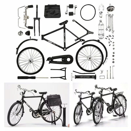 52pcs Retro Bicycle Model Set