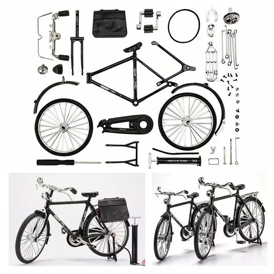 52pcs Retro Bicycle Model Set
