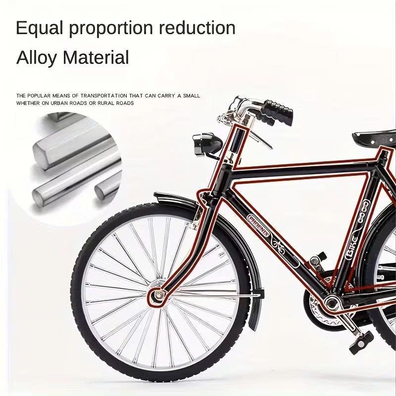 52pcs Retro Bicycle Model Set