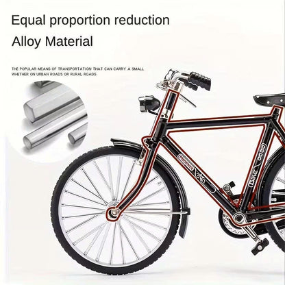 52pcs Retro Bicycle Model Set